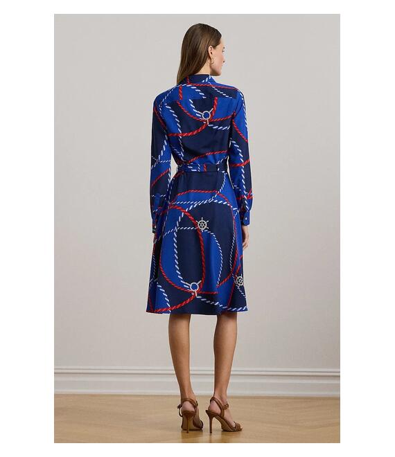 Φόρεμα Lauren Ralph Lauren χρώμα: μπλε, 200962233