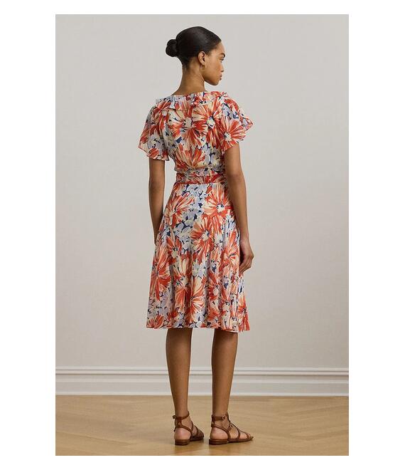 Φόρεμα Lauren Ralph Lauren χρώμα: άσπρο, 250957395