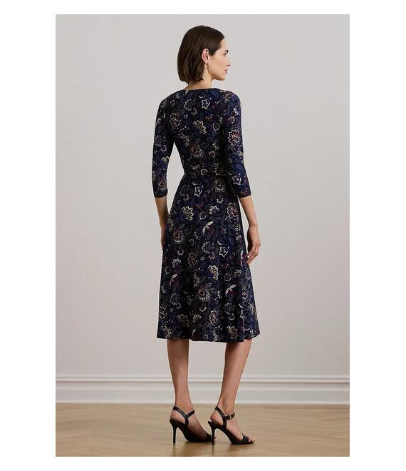 Φόρεμα Lauren Ralph Lauren χρώμα: ναυτικό μπλε, 250957701