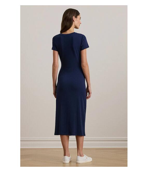Φόρεμα Lauren Ralph Lauren χρώμα: ναυτικό μπλε, 250957710