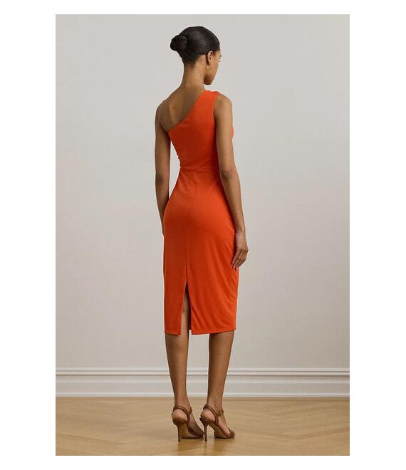 Φόρεμα Lauren Ralph Lauren χρώμα: πορτοκαλί, 253903046