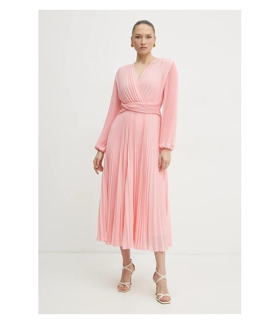 Φόρεμα Twinset χρώμα: ροζ, 251TP2330