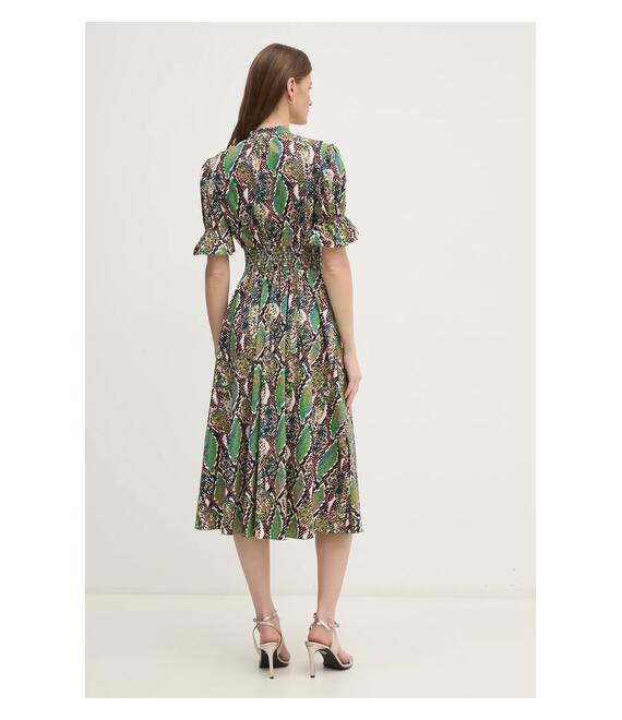 Φόρεμα DIANE VON FURSTENBERG χρώμα: μαύρο, DVFDS4S002