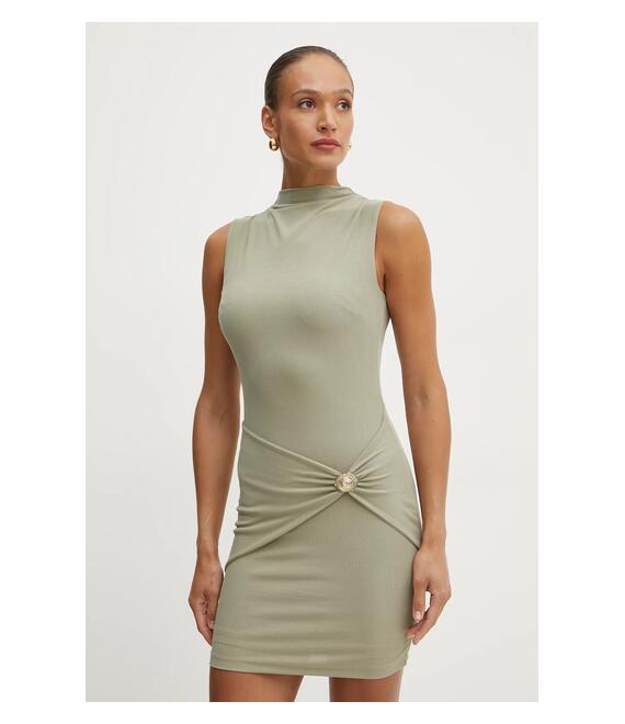 Φόρεμα Guess χρώμα: πράσινο, W5RK24 KAQL2