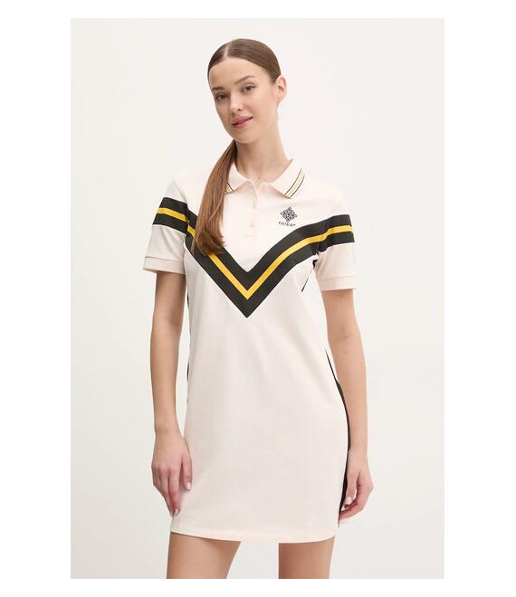 Φόρεμα Guess SUZANNE χρώμα: ροζ, V5RK00 KCOK1