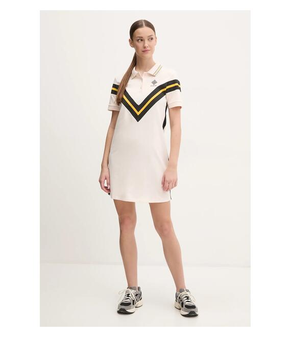 Φόρεμα Guess SUZANNE χρώμα: ροζ, V5RK00 KCOK1