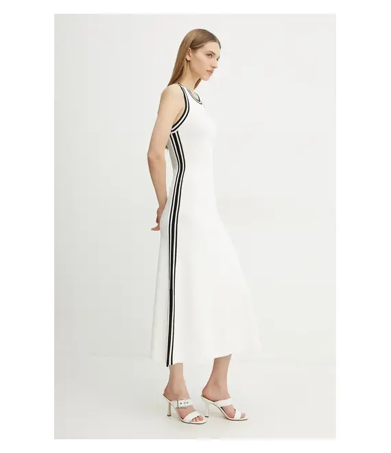 Φόρεμα Patrizia Pepe χρώμα: μπεζ, 2A2881 K253