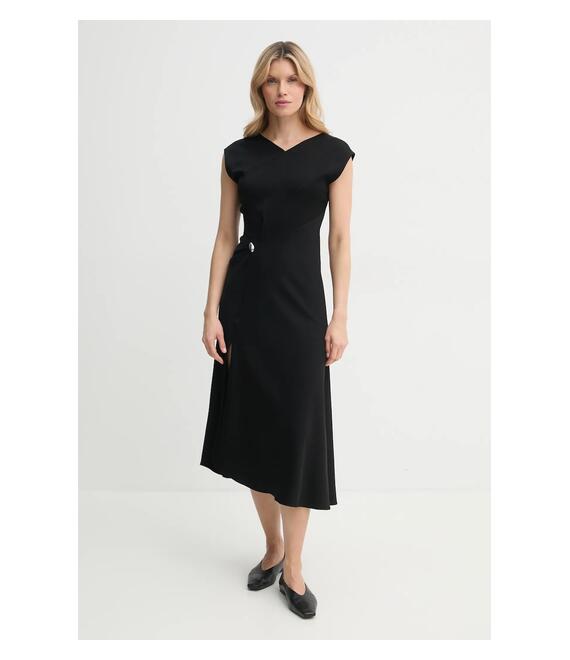 Φόρεμα A.L.C. χρώμα: μαύρο, 6DRES02428