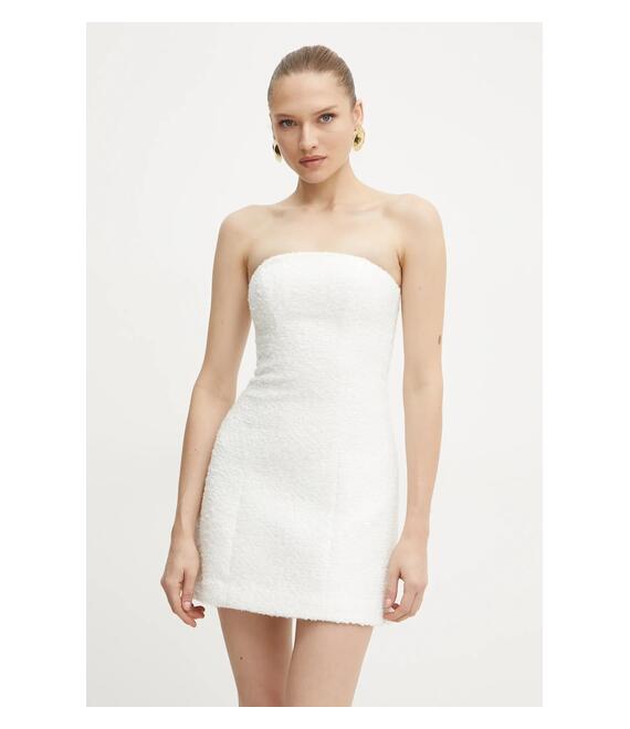 Φόρεμα Marciano Guess BOUCLE χρώμα: μπεζ, 5RGK48 7261A