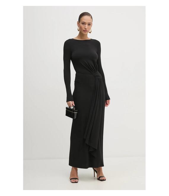 Φόρεμα Marciano Guess GWENDOLINE χρώμα: μαύρο, 5RGK73 6257A