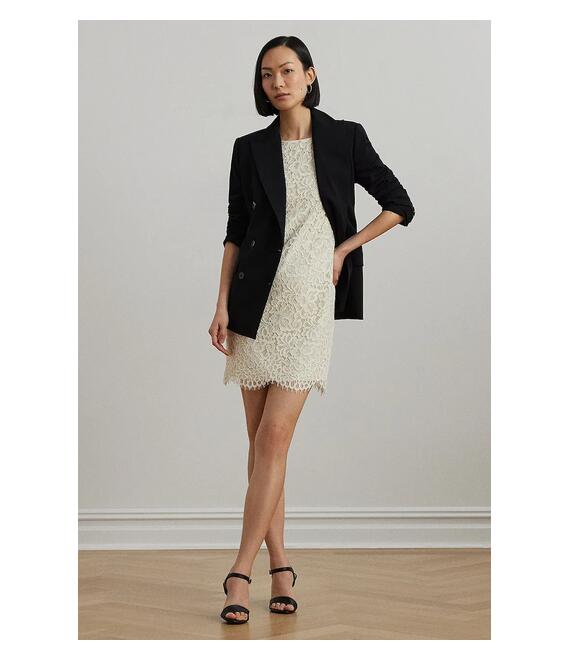 Φόρεμα Lauren Ralph Lauren χρώμα: μπεζ, 200963722