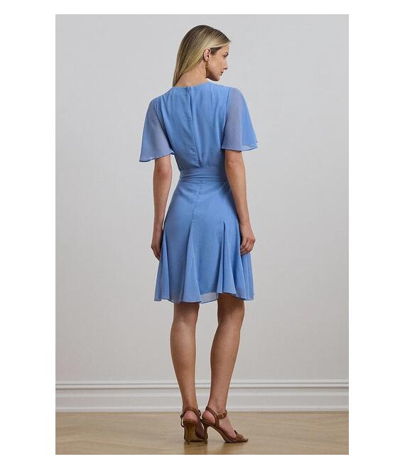 Φόρεμα Lauren Ralph Lauren χρώμα: μπλε, 250938944