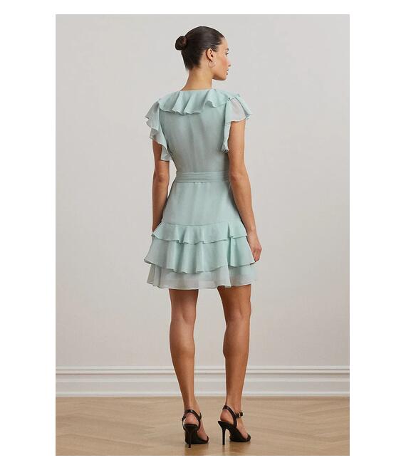 Φόρεμα Lauren Ralph Lauren χρώμα: μπλε, 250963720