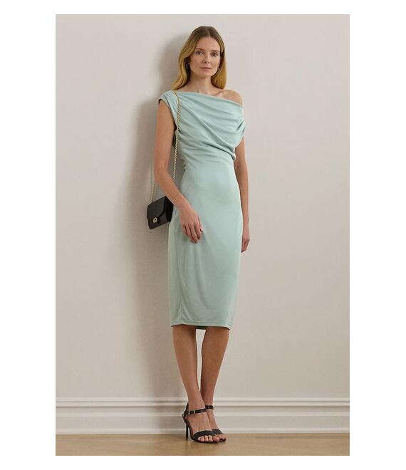 Φόρεμα Lauren Ralph Lauren χρώμα: μπλε, 250964081