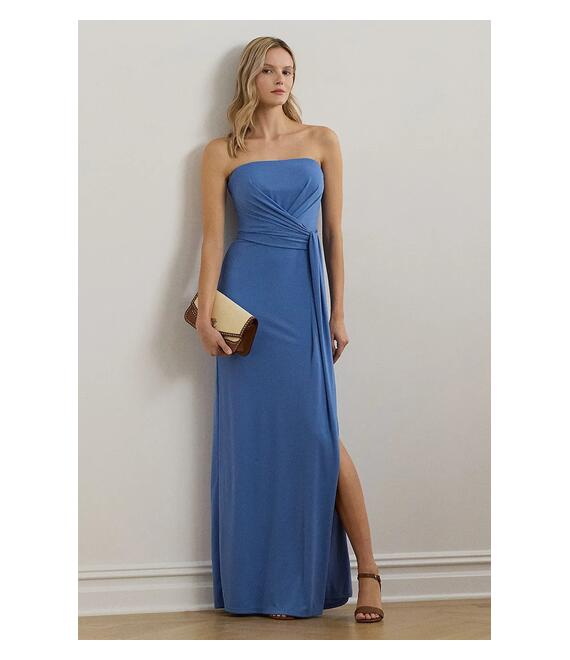 Φόρεμα Lauren Ralph Lauren χρώμα: μπλε, 253963657
