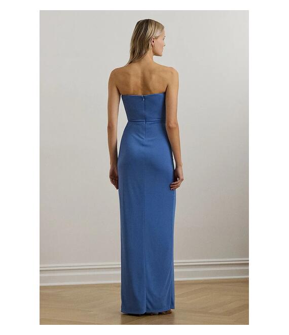 Φόρεμα Lauren Ralph Lauren χρώμα: μπλε, 253963657