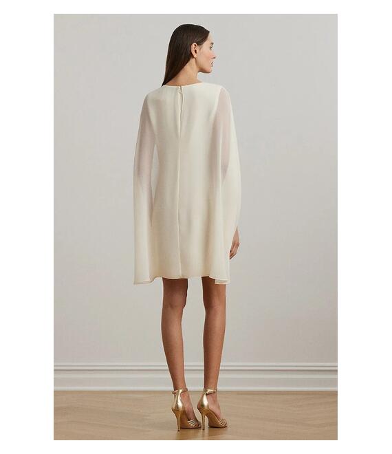 Φόρεμα Lauren Ralph Lauren χρώμα: μπεζ, 253963771