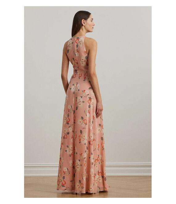 Φόρεμα Lauren Ralph Lauren χρώμα: ροζ, 253968885