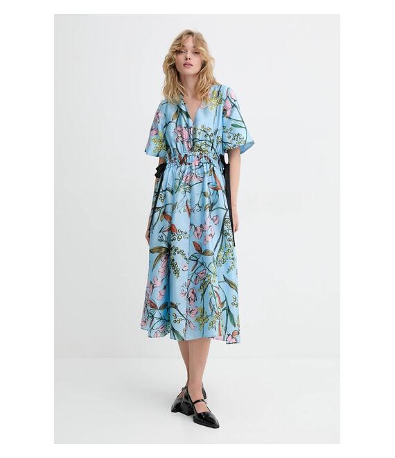 Φόρεμα Stine Goya χρώμα: μπλε, SG-SS25-D103-2067