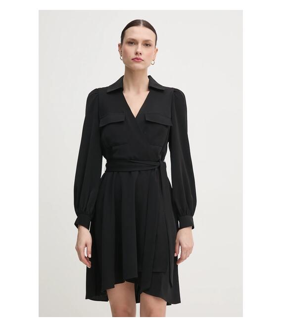 Φόρεμα Dkny χρώμα: μαύρο, DD3K7484