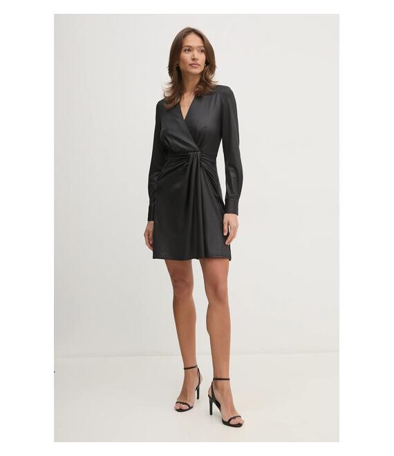 Φόρεμα Dkny χρώμα: μαύρο, DD4JL26A