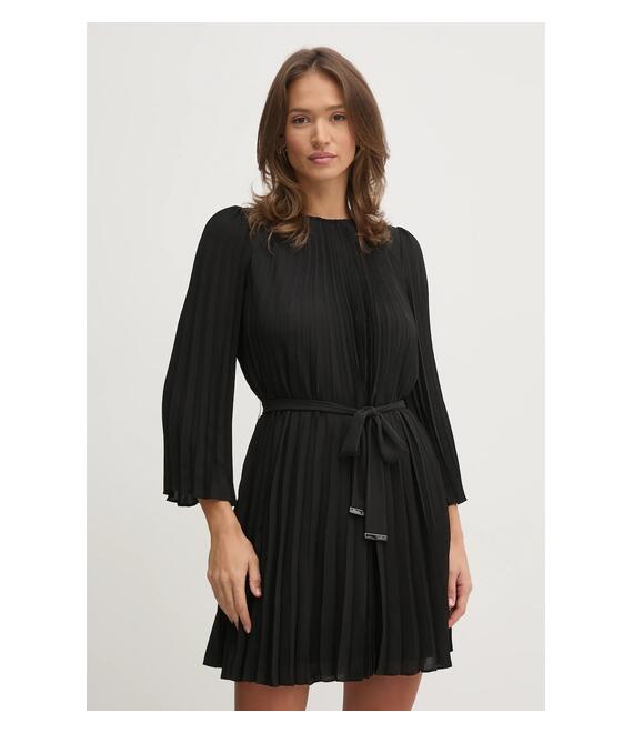 Φόρεμα Dkny χρώμα: μαύρο, DD4JID78