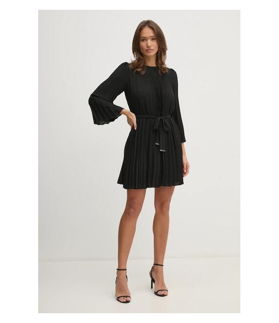 Φόρεμα Dkny χρώμα: μαύρο, DD4JID78
