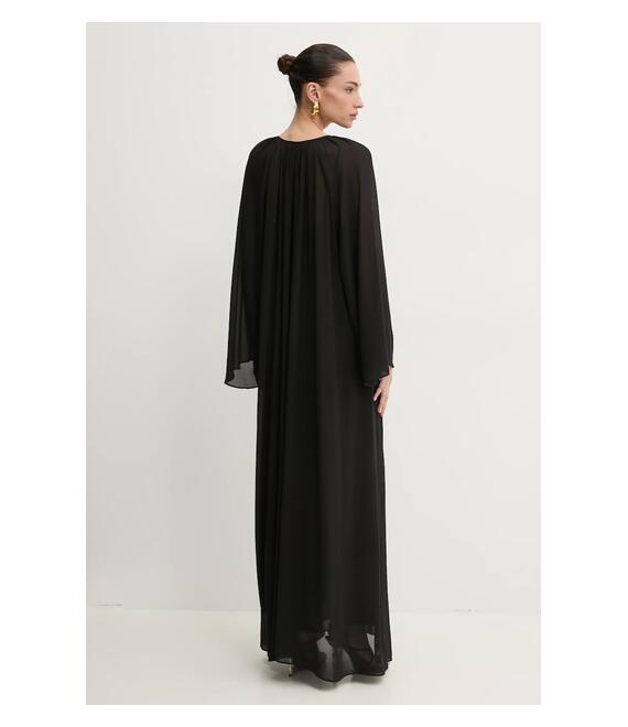 Φόρεμα MICHAEL Michael Kors χρώμα: μαύρο, MR582U57R3