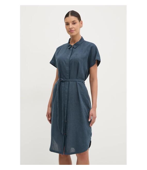 Φόρεμα Fjallraven Övik χρώμα: μπλε, F14300013