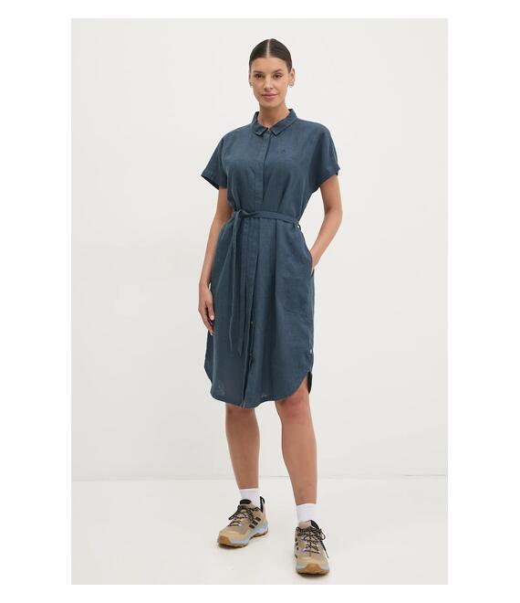 Φόρεμα Fjallraven Övik χρώμα: μπλε, F14300013