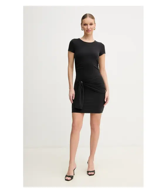 Φόρεμα Guess SAMMIE χρώμα: μαύρο, W5GK0U KCTB0