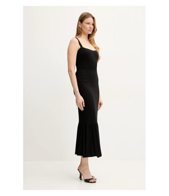 Φόρεμα Guess FLEUR χρώμα: μαύρο, W5GK20 WH4S2