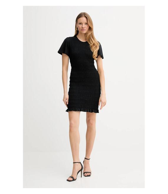 Φόρεμα Guess CLAIRE χρώμα: μαύρο, W5GK34 KCSA2
