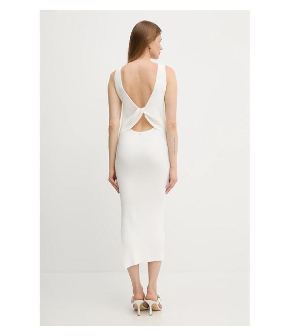 Φόρεμα Guess JIULIA χρώμα: μπεζ, W5GK47 Z3L10