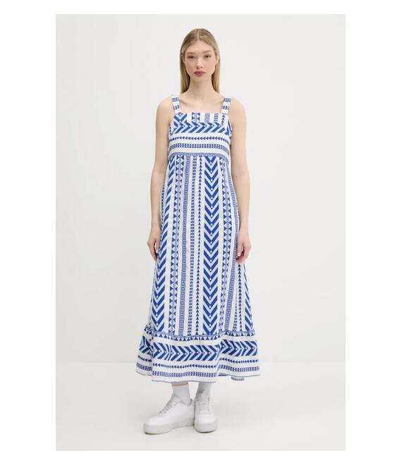 Φόρεμα Superdry χρώμα: άσπρο, W8011872A-F1W