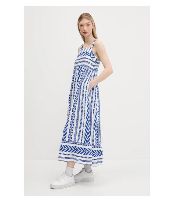 Φόρεμα Superdry χρώμα: άσπρο, W8011872A-F1W