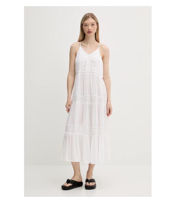 Φόρεμα Superdry χρώμα: άσπρο, W8011908A-71D