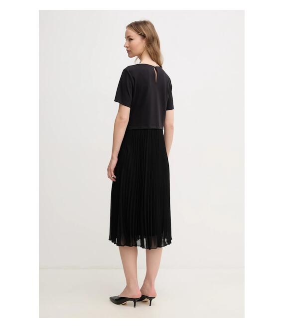 Φόρεμα Dkny χρώμα: μαύρο, DD5K1H87
