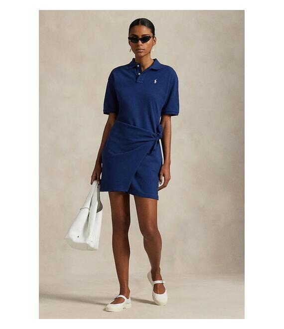 Βαμβακερό φόρεμα Polo Ralph Lauren χρώμα: μπλε, 211A88516