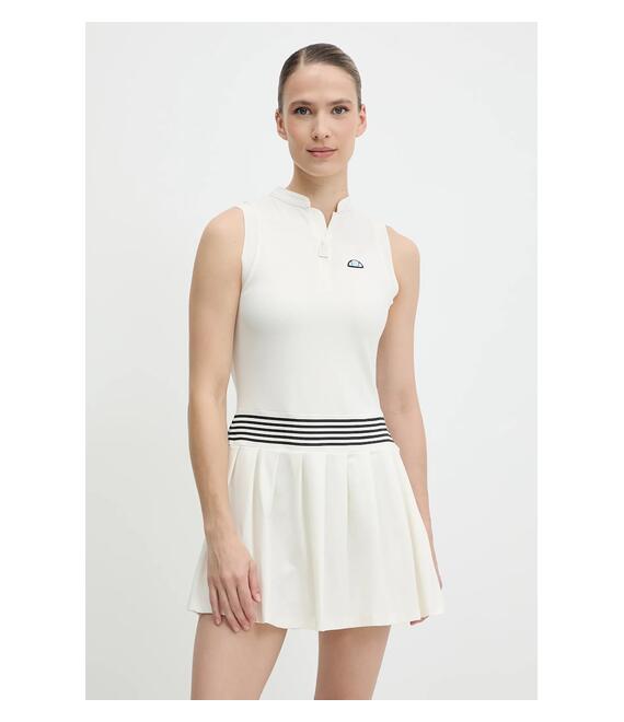 Φόρεμα Ellesse Medusa χρώμα: μπεζ, SGZ21966