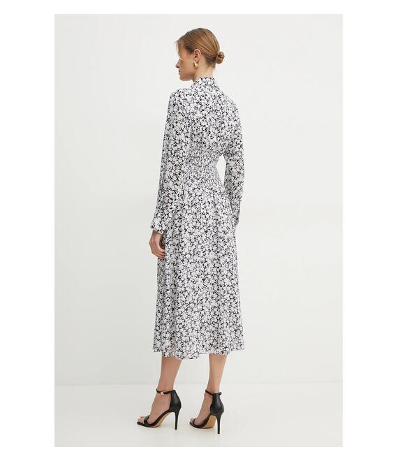Φόρεμα MICHAEL Michael Kors χρώμα: μαύρο, MS5830BGRX