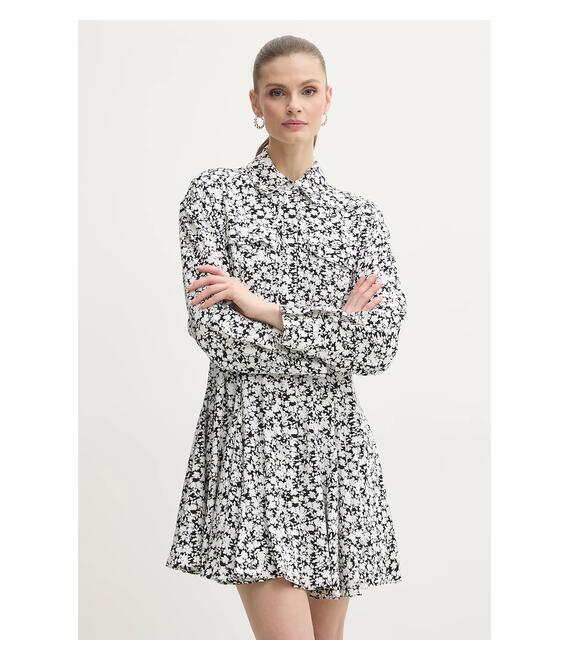Φόρεμα MICHAEL Michael Kors χρώμα: μαύρο, MS582QWGSA