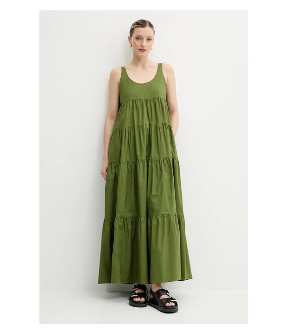 Φόρεμα MICHAEL Michael Kors χρώμα: πράσινο, MS582WLF4C