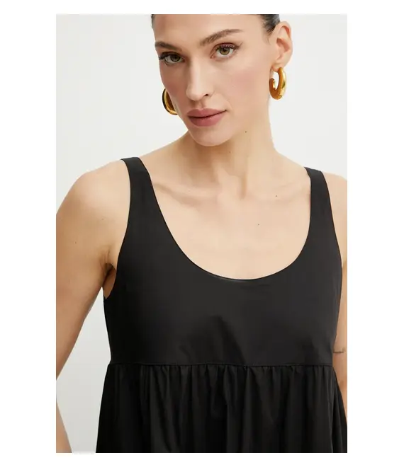 Φόρεμα MICHAEL Michael Kors χρώμα: μαύρο, MS582WLF4C