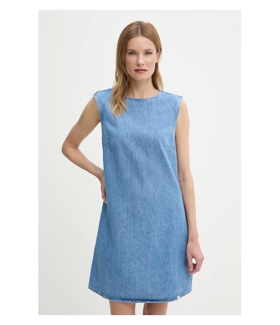 Φόρεμα τζιν Calvin Klein Jeans χρώμα: μπλε, J20J225170