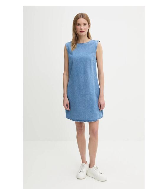 Φόρεμα τζιν Calvin Klein Jeans χρώμα: μπλε, J20J225170