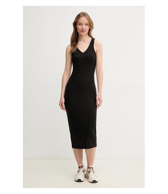 Φόρεμα Calvin Klein Jeans χρώμα: μαύρο, J20J225282