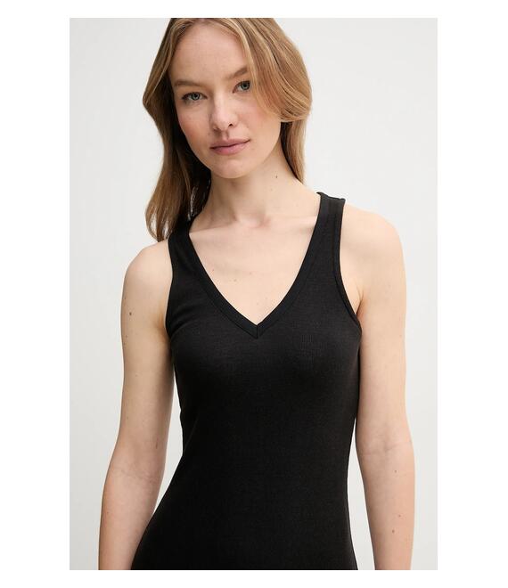 Φόρεμα Calvin Klein Jeans χρώμα: μαύρο, J20J225282