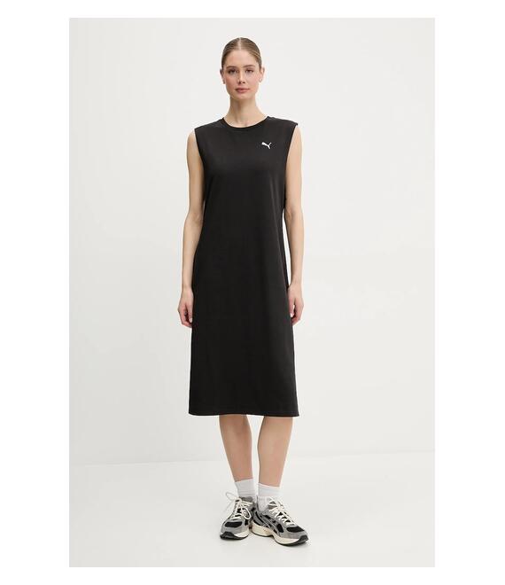 Φόρεμα Puma χρώμα: μαύρο, 685643