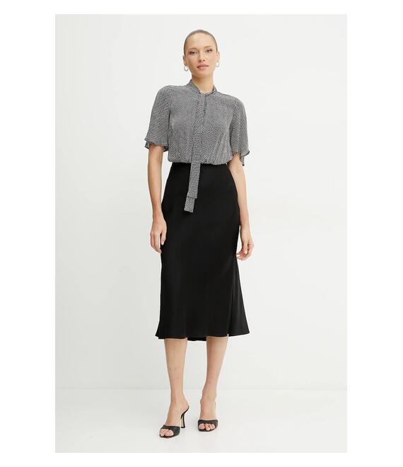 Φόρεμα Elisabetta Franchi χρώμα: μαύρο, AB85752E2